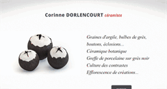 Desktop Screenshot of corinnedorlencourt.com